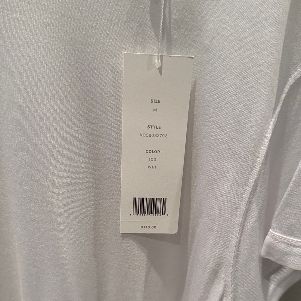 Vince White Short-Sleeve Tunic - Picture 4 of 4